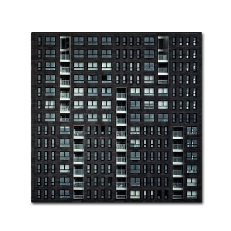 Trademark Fine Art Piet Flour 'Living In The City' Canvas Art, 18x18 1X02591-C1818GG